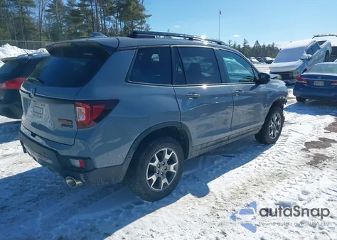 2022 Honda Passport Awd Trailsport from USA, damaged, VIN 5FNYF8H67NB003091